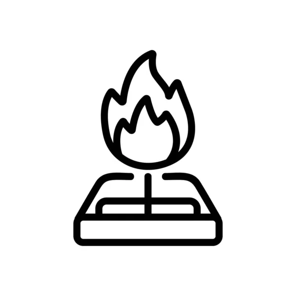 Danger to light box of matches icon vector. danger to light box of matches sign. isolated contour symbol illustration — Stock Illustration Danger Light Box Matches Icon Vector Danger Light Box Matches Stock Illustration