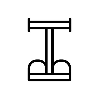 Çoklu fonksiyonel açıcı ikon vektörü. Çok fonksiyonlu genişletici işareti. izole edilmiş sınır sembolü çizimi