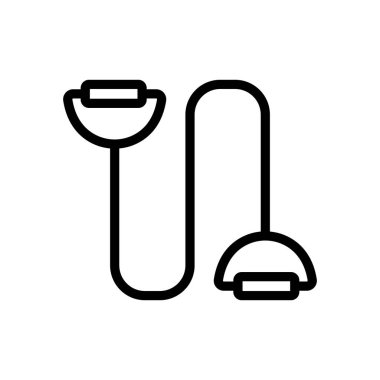 Yüzücü kayak açıcı ikon vektörü. Yüzücü kayak açıcı işareti. izole edilmiş sınır sembolü çizimi