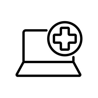 Dizüstü bilgisayar ikon vektörünü korumak için yardıma ihtiyacım var. Laptop işaretini korumak için yardıma ihtiyacım var. izole edilmiş sınır sembolü çizimi