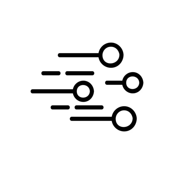 Вектор Лінійних Мережевих Даних Знак Даних Лінійної Мережі Ізольована Символьна — стоковий вектор