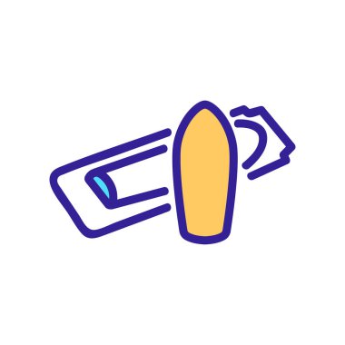 Basur ikon vektörü için fitillerin kullanımı. Hemoroit işareti için fitil kullanımı. renk sembolü çizimi