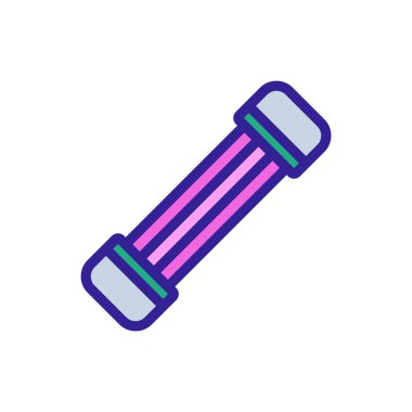 Göğüs genişletici ikon vektörü. Göğüs büyütme işareti. renk sembolü çizimi