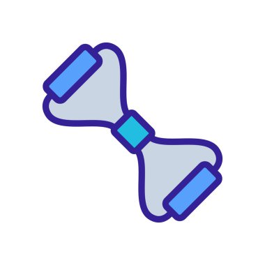 Şekil 8 genişletici simge vektörü. Şekil 8 genişletici işareti. renk sembolü çizimi