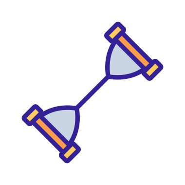 Simge vektörünü germek için elle açıcı. Esneme işareti için elle açıcı. renk sembolü çizimi