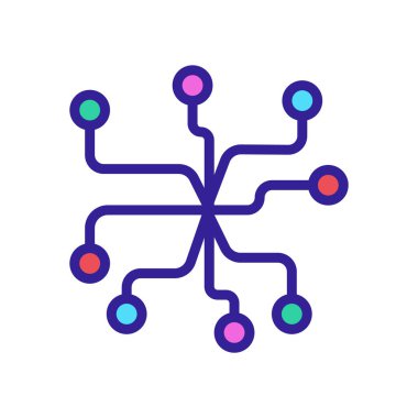 Güvenlik duvarı vektör ikon vektörü. Güvenlik duvarı vektör analizi işareti. renk sembolü çizimi