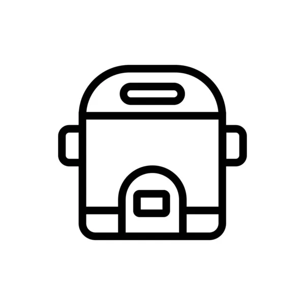 Multicooker Para Vector Icono Alimentos Multicocción Para Signo Comida Ilustración — Archivo Imágenes Vectoriales