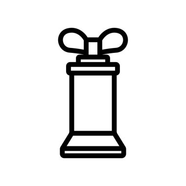 Manuel mutfak sebze dilimleme ikonu vektörü. Manuel mutfak sebze dilimleyici işareti. izole edilmiş sınır sembolü çizimi