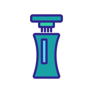 Mutfak ürünleri ikon vektörü için el helikopteri. Mutfak ürünleri tabelası için el helikopteri. renk sembolü çizimi