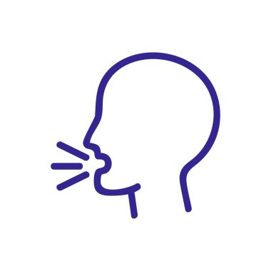 Hava yoluyla iletim ikonu vektörü. Hava iletim işareti. renk sembolü çizimi