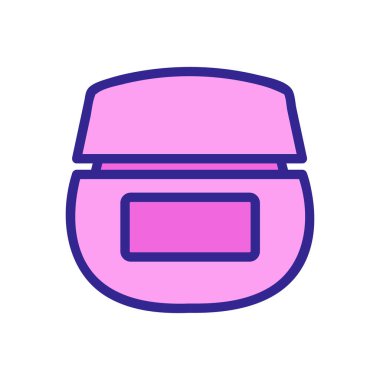 Parfüm şişesi ikon vektörü. Parfüm şişesi işareti. renk sembolü çizimi