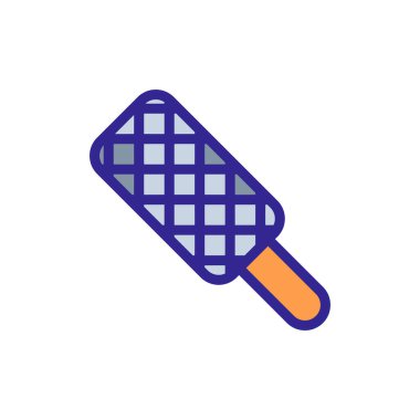 El topuğu fırçası ikon vektörü. El topuğu fırçası işareti. renk sembolü çizimi