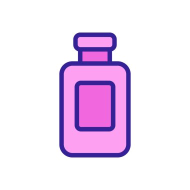 Etiket simgesi vektörlü kozmetik kavanozu. Etiketli kozmetik kavanozu. renk sembolü çizimi