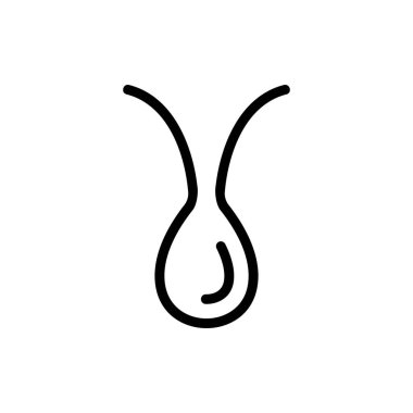 Simge vektörü boşaltılıyor. Dökme işareti. izole edilmiş sınır sembolü çizimi