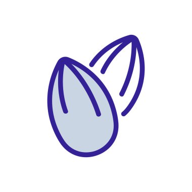 ayçekirdeği yakın görüntü ikon vektörü. Ayçekirdeği yakın görüş işareti. renk sembolü çizimi