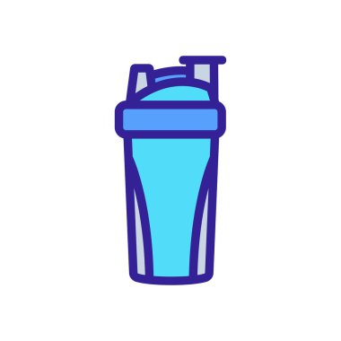 Spor ekipmanları ikon vektörünü sallayarak. Spor malzemelerini sallama işareti. renk sembolü çizimi