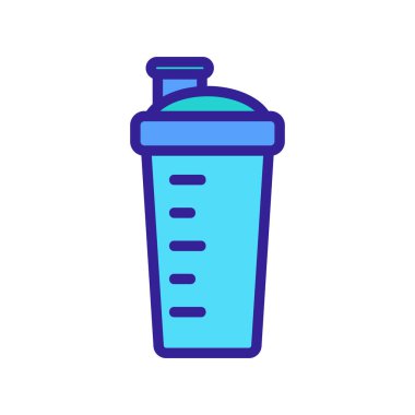 Titreşim hacim ölçer vektörü. Titreşim ölçer işareti. renk sembolü çizimi