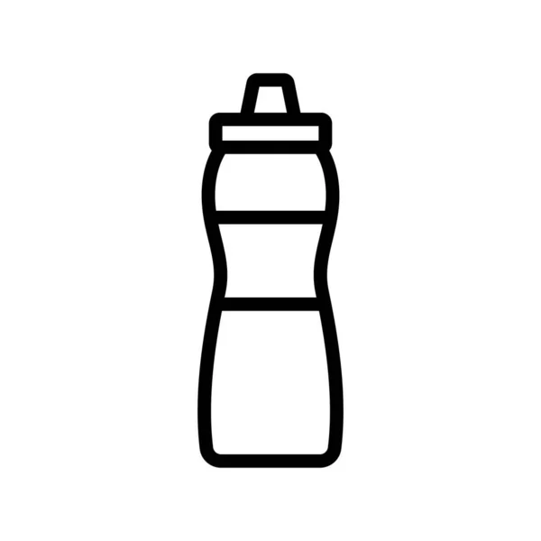 Flaska Shaker Ikon Vektor Tecken Flaskskakare Isolerad Kontur Symbol Illustration — Stock vektor