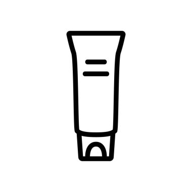 Parfüm el kremi ikonu vektörü. Kokulu el kremi tabelası. izole edilmiş sınır sembolü çizimi