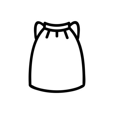 seyahat çantası ikon vektörü. seyahat çantası tabelası. izole edilmiş sınır sembolü çizimi