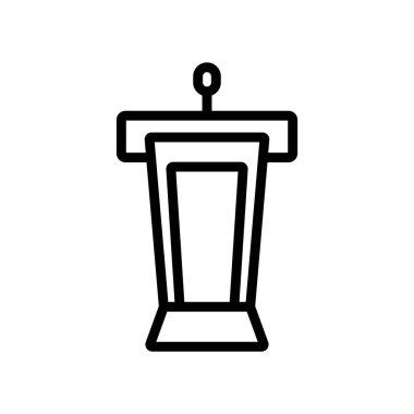 İletişim platformu ikon vektörü. İletişim platformu işareti. izole edilmiş sınır sembolü çizimi