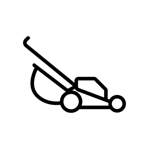 Manual lawn mower icon vector. manual lawn mower sign. isolated contour symbol illustration — Stock Illustration Manual Lawn Mower Icon Vector Manual Lawn Mower Sign Isolated Vector Graphics