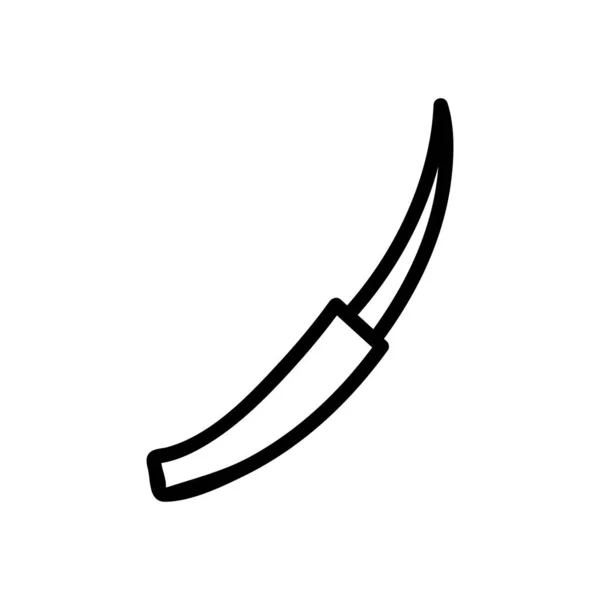 Garden rounded knife icon vector. garden rounded knife sign. isolated contour symbol illustration — Stock Illustration Garden Rounded Knife Icon Vector Garden Rounded Knife Sign Isolated Stock Illustration