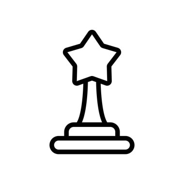 Yıldız simgesi vektörlü kadeh. Yıldızlı kadehler. izole edilmiş sınır sembolü çizimi