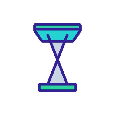 haç hoparlörü ikon vektörü. Haç hoparlörü işareti. renk sembolü çizimi