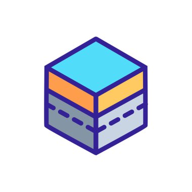 Kutsal tapınak islam tapınağı ikon vektörü. Kutsal tapınak islam tapınağı işareti. renk sembolü çizimi