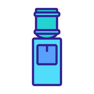 Su püskürtme ikon vektörü. Su püskürtme tabelası. renk sembolü çizimi