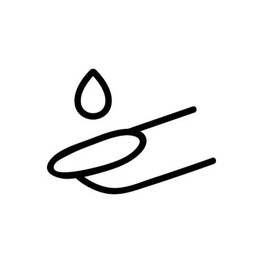 Kadın tırnağı ve vernik ikon vektörü. Kadın tırnağı ve cila izi. izole edilmiş sınır sembolü çizimi