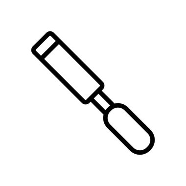 Keski simge vektörü. Kadife kadife çiçeği işareti. izole edilmiş sınır sembolü çizimi