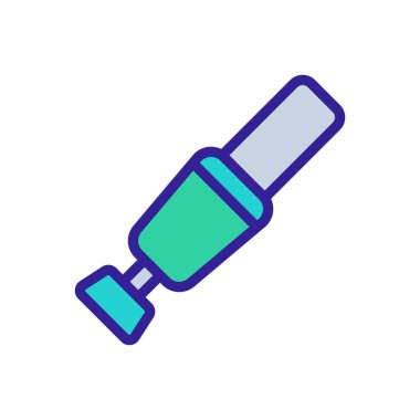 Kum ve safir tırnak törpüsü ikon vektörü. Kum ve safir tırnak törpüsü. renk sembolü çizimi