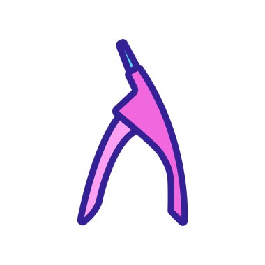 uyuşturucu kazıyıcı ikon vektörü. Satıcı kazıyıcı işareti. renk sembolü çizimi