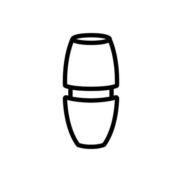 Deux Demi Vase Icône Vecteur Deux Demi Vases Illustration Symbole — Image vectorielle