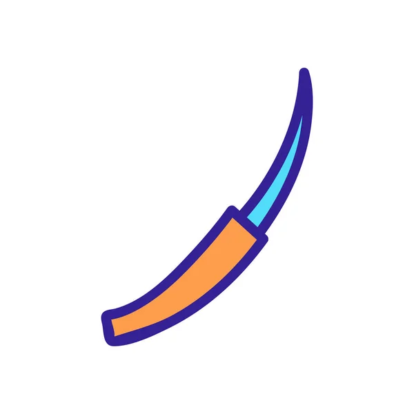 Garden rounded knife icon vector. garden rounded knife sign. color symbol illustration — Stock Illustration Garden Rounded Knife Icon Vector Garden Rounded Knife Sign Color Royalty Free Stock Vectors