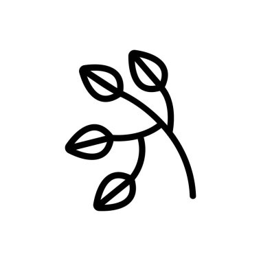 Buğday filizleri ikon vektörü. Buğday filizleri tabelası. izole edilmiş sınır sembolü çizimi