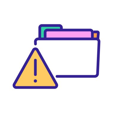 Bilgi dizinleri simgesi vektörünü hackliyorum. Bilgi dizinleri imzası hackleniyor. renk sembolü çizimi