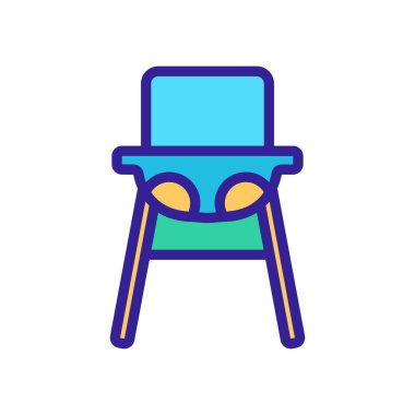 ikon vektör taslağı çizimi için asma sandalye