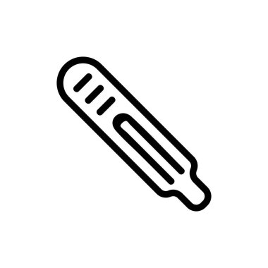 Hızlı tüberküloz test ikonu vektörü. Hızlı tüberküloz testi. izole edilmiş sınır sembolü çizimi