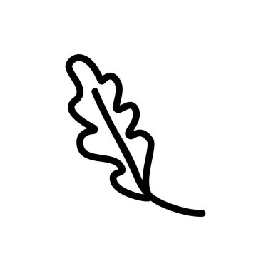 Vitamin yaprağı roka ikon vektörü. Vitamin yaprağı roka işareti. izole edilmiş sınır sembolü çizimi