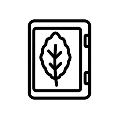 Arugula yaprağı dondurucu ikon vektörü. Arugula yaprağı donma işareti. izole edilmiş sınır sembolü çizimi