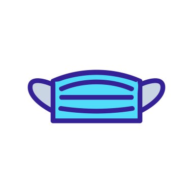 Kozalaklı orman ikonu vektörü. Kozalaklı orman işareti. renk sembolü çizimi