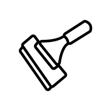 Kauçuk paspas ikon vektörünü bükmek. Lastik paspas işaretini bükmek. izole edilmiş sınır sembolü çizimi