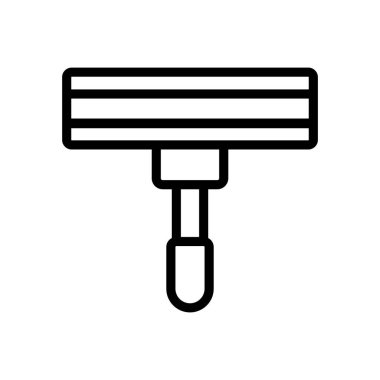 Köpük sünger ikon vektörü. Köpük sünger bezi tabelası. izole edilmiş sınır sembolü çizimi