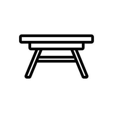 Ahşap planlama tablosu ikon vektörü. Ahşap planlama tabelaları. izole edilmiş sınır sembolü çizimi