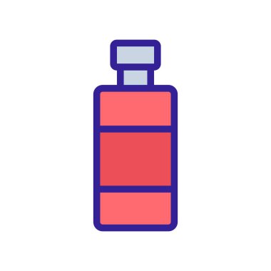 Simge vektörünü temizledikten sonra gargara. Temizlik işaretinden sonra gargara. renk sembolü çizimi