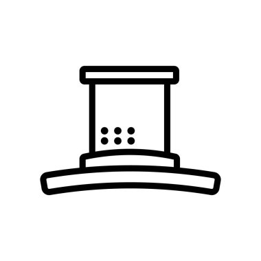 Selfie kamera ikon vektörü. Selfie kamera işareti. izole edilmiş sınır sembolü çizimi