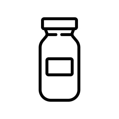 Banka ikon vektörü konserveleniyor. Konserve banka tabelası. izole edilmiş sınır sembolü çizimi